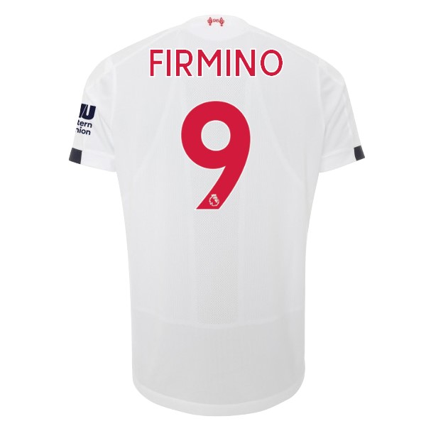 Trikot Liverpool NO.9 Firmino Auswarts 2019-20 Weiß Fussballtrikots Günstig